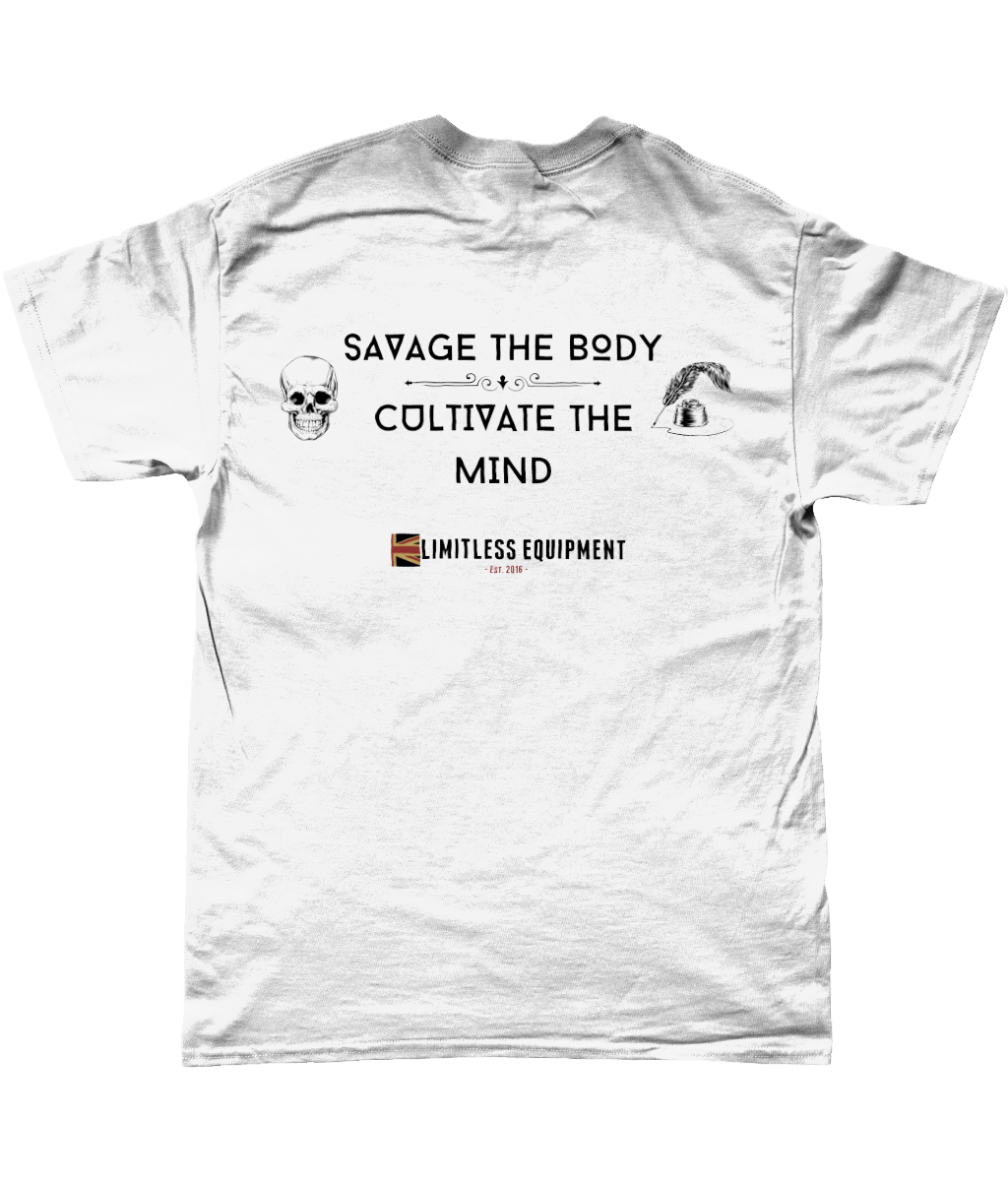 Savage the Body, Cultivate the Mind T-shirt - Limitless Equipment