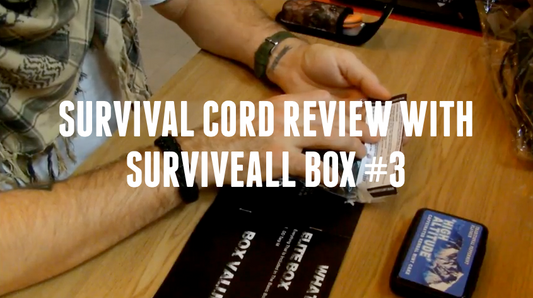 Unboxing of Surviveall Box #3 with Limitless Equipment SurvivalCord