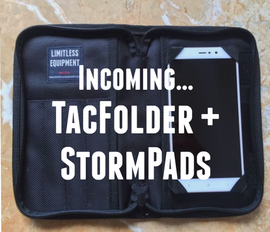 tacfolder and stormpads limitless equipment