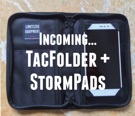 tacfolder and stormpads limitless equipment