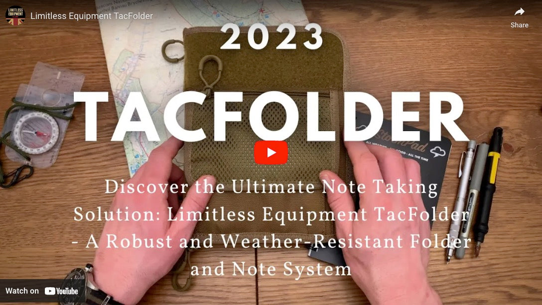 Load video: an overview showing the features of the tacfolder
