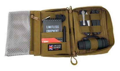 Limitless Equipment EDC XL (GEN 2)  Utility Pouch for First Aid Kits, admin kit and organiser (MOLLE) - Limitless Equipment