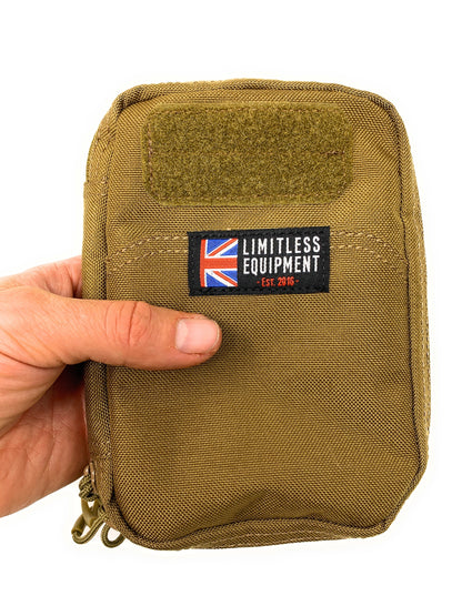 Limitless Equipment EDC-XS Utility Pouch. Bombproof storage for EDC, first aid kits and personal organisation (MOLLE) - Limitless Equipment